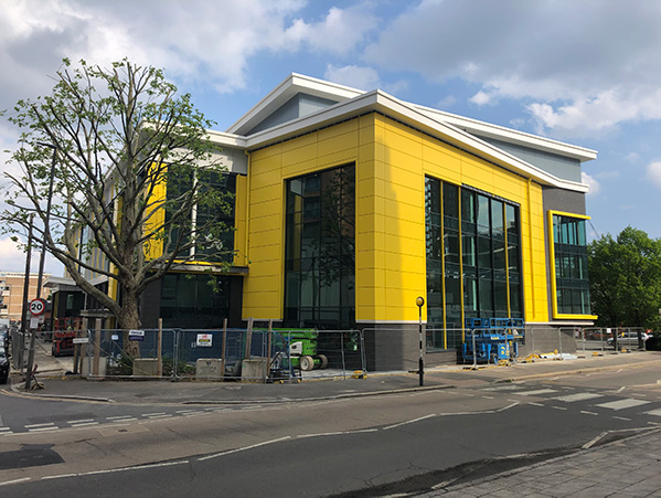 Battersea 5th May 2020 -  Building shell near completion IMG_5816.jpg