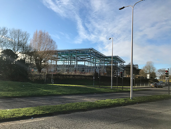 Bracknell 3rd December 2019 - Steel frame erected IMG_7933.JPG