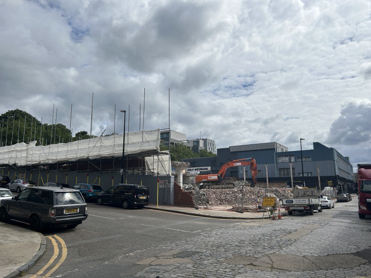 Wapping2 Demolition of building complete.jpg