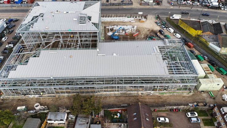 Slough Bath Road steel frame complete.jpg