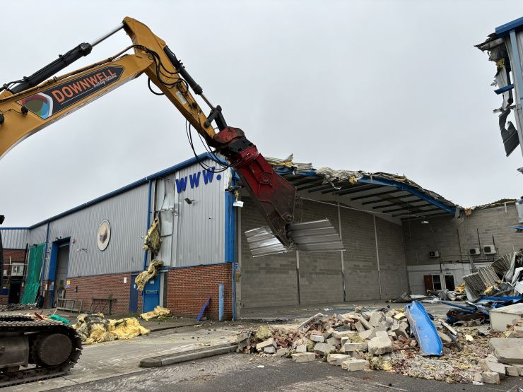 Wembley Demolition started.JPG