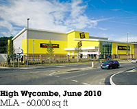 High Wycombe, June 2010, ­MLA &ndash; 60,000 sq ft.