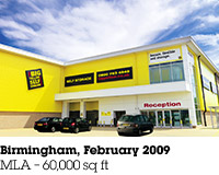 Birmingham, February 2009, MLA &ndash; 60,000 sq ft.