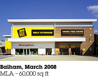 Balham, March 2008, MLA &ndash; 60,000 sq ft.
