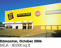 Edmonton, October 2006, MLA &ndash; 80,000 sq ft.