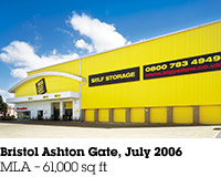 Bristol Ashton Gate, July 2006, MLA &ndash; 61,000 sq ft.