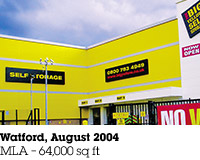 Watford, August 2004, MLA &ndash; 64,000 sq ft.