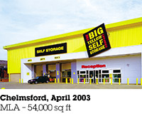 Chelmsford, April 2003, MLA &ndash; 54­­­­,000 sq ft.