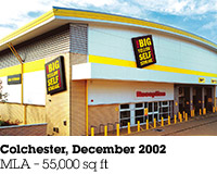 Colchester, December 2002, MLA &ndash; 55,000 sq ft.