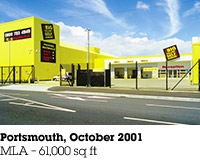 Portsmouth, October 2001, MLA &ndash; 61,000 sq ft.