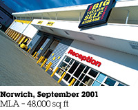 Norwich, September 2001, MLA &ndash; 48,000 sq ft.