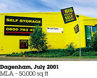 Dagenham, July 2001, MLA &ndash; 50,000 sq ft.
