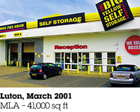 Luton, March 2001, MLA &ndash; 41,000 sq ft.