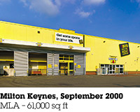 Milton Keynes, September 2000, MLA &ndash; 61,000 sq ft.