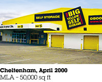 Cheltenham, April 2000, MLA &ndash; 50,000 sq ft.