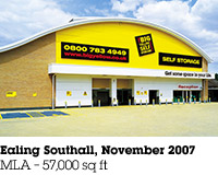 Ealing Southall, November 2007, MLA &ndash; 57,000 sq ft.