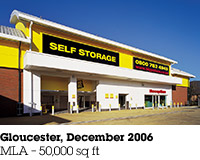 Gloucester, December 2006, MLA &ndash; 50,000 sq ft.
