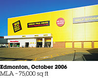 Edmonton, October 2006, MLA &ndash; 75,000 sq ft.