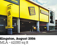Kingston, August 2006, MLA &ndash; 62,000 sq ft.