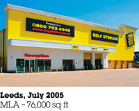 Leeds, July 2005, MLA &ndash; 76,000 sq ft.