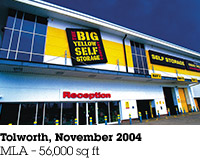 Tolworth, November 2004, MLA &ndash; 56,000 sq ft.