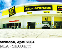 Swindon, April 2004, MLA &ndash; 53,000 sq ft.
