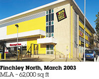 Finchley North, March 2003, MLA &ndash; 62,000 sq ft.