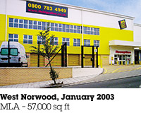 West Norwood, January 2003, MLA &ndash; 57,000 sq ft.