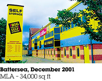 Battersea, December 2001, MLA &ndash; 34,000 sq ft.