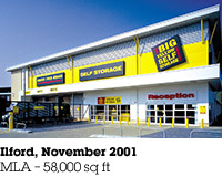 Ilford, November 2001, MLA &ndash; 58,000 sq ft.