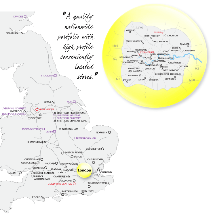 &ldquo;A quality nationwide portfolio with high profile conveniently located stores.&rdquo;